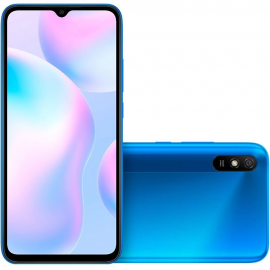 Smartphone Xiaomi Redmi 9A 32GB 4G Wi-Fi Tela 6.53 Dual Chip 2GB RAM Cmera Dupla + Selfie 5MP - Azul