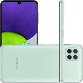 Smartphone Samsung Galaxy A22 128GB 4G Wi-Fi Tela 6.4'' Dual Chip 4GB RAM Cmera Qudrupla + Selfie 13MP - Verde